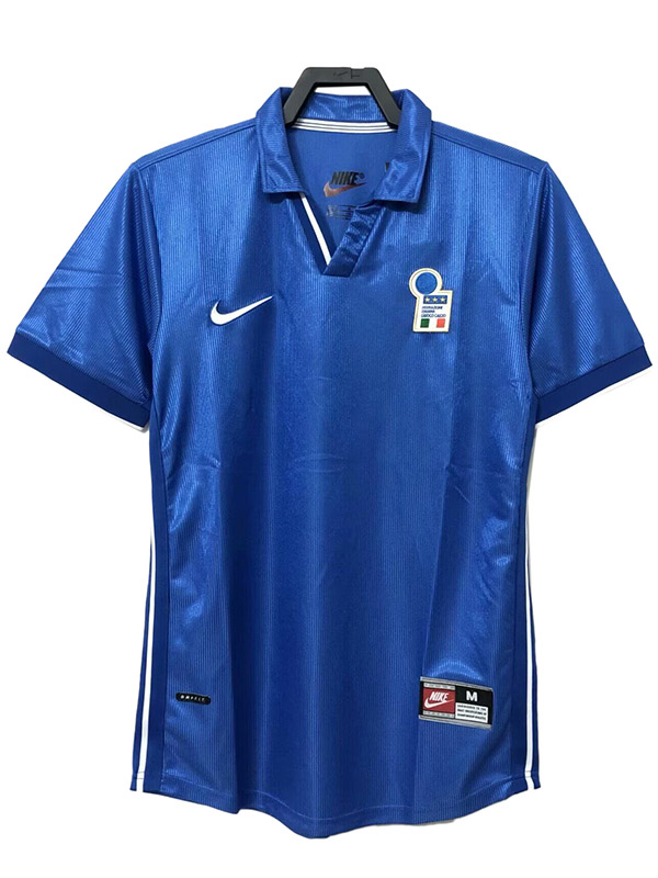 Italy home retro soccer jersey maillot match men's 1st sportwear football shirt 1998